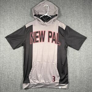BSN Sports Shirt Mens Large Gray Hooded New Pal Allen 3 Jersey Athletic Training